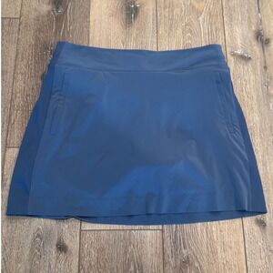 Members Mark Womens Stretch Skort Navy Blue Athletic Golf Tennis Skirt Large